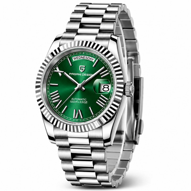 Годинник Pagani Design PD-1752 Silver-Green, фото 1