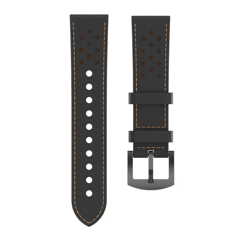 KOSPET 22mm Premium Archlan Leather Strap Grey, фото 1