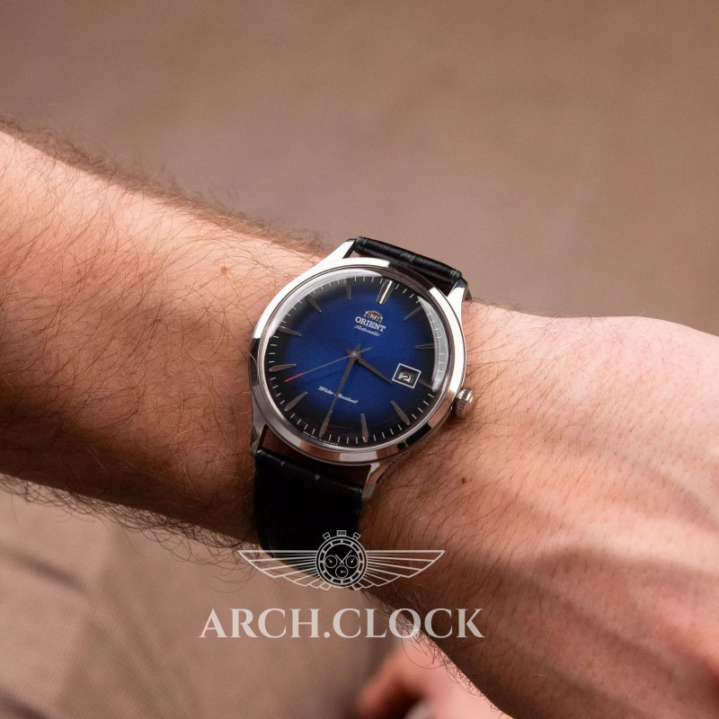 Годинник ORIENT FAC08004D0 Bambino Automatic Blue Dial, фото 7