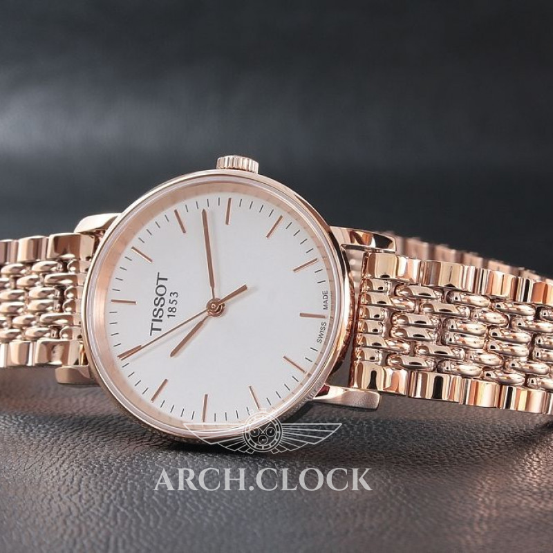 Годинник Tissot Everytime T109.210.33.031.00 ROSE GOLD Quartz 30m, фото 13